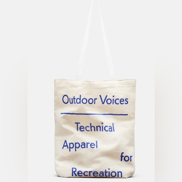 Outdoor Voices tote bags. Two tote bags - Picture 1 of 3